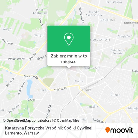 Mapa Katarzyna Porzyczka Wspólnik Spólki Cywilnej Lamento