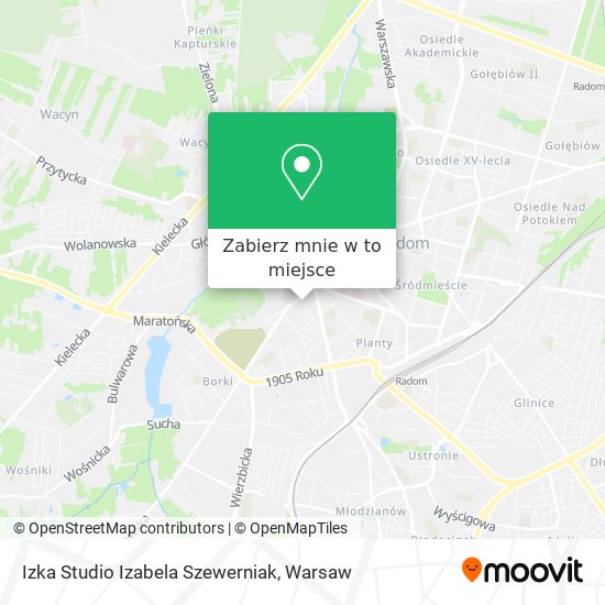 Mapa Izka Studio Izabela Szewerniak