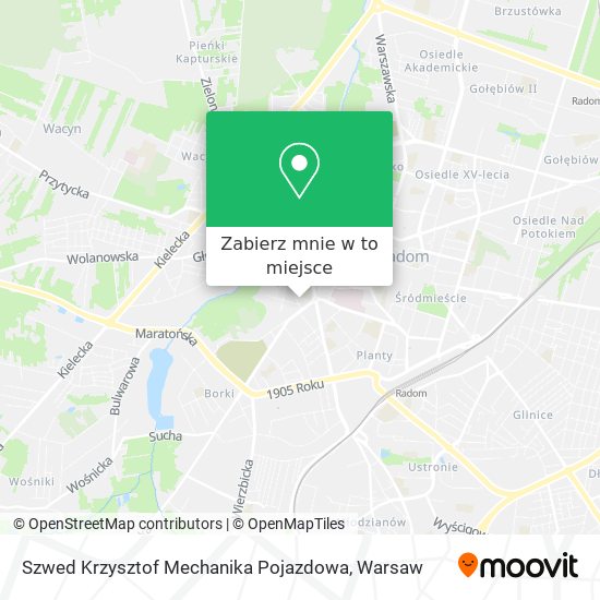 Mapa Szwed Krzysztof Mechanika Pojazdowa