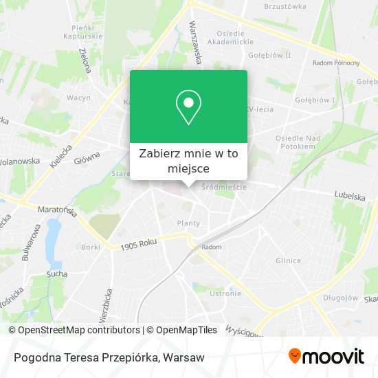 Mapa Pogodna Teresa Przepiórka