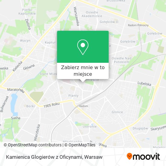 Mapa Kamienica Glogierów z Oficynami