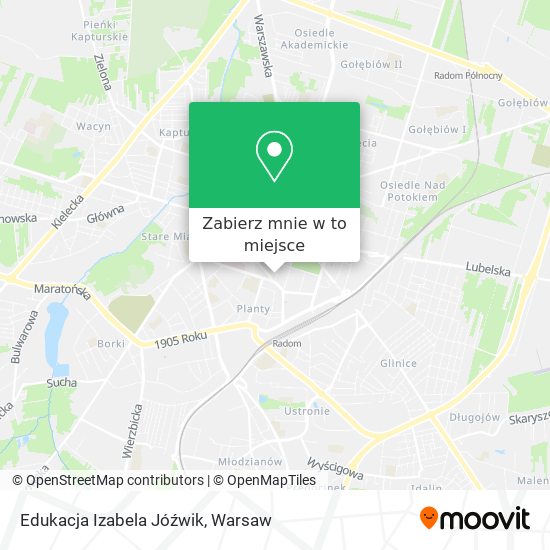 Mapa Edukacja Izabela Jóźwik