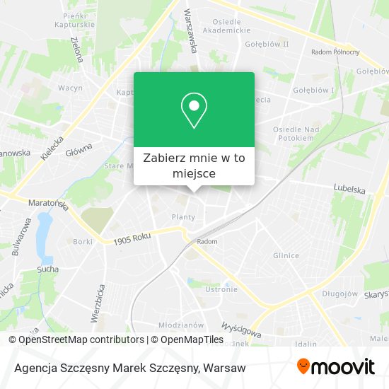 Mapa Agencja Szczęsny Marek Szczęsny