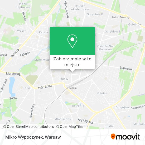 Mapa Mikro Wypoczynek