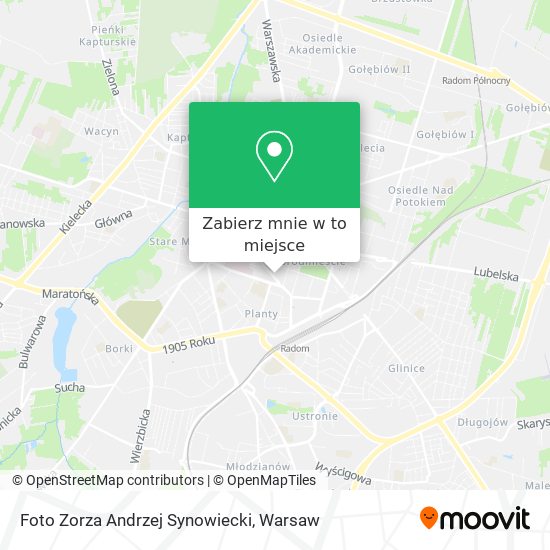 Mapa Foto Zorza Andrzej Synowiecki