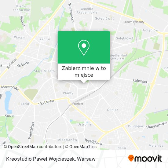 Mapa Kreostudio Paweł Wojcieszek