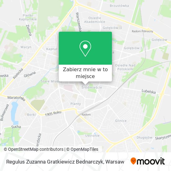 Mapa Regulus Zuzanna Gratkiewicz Bednarczyk