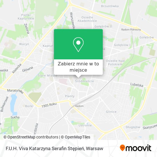 Mapa F.U.H. Viva Katarzyna Serafin Stępień