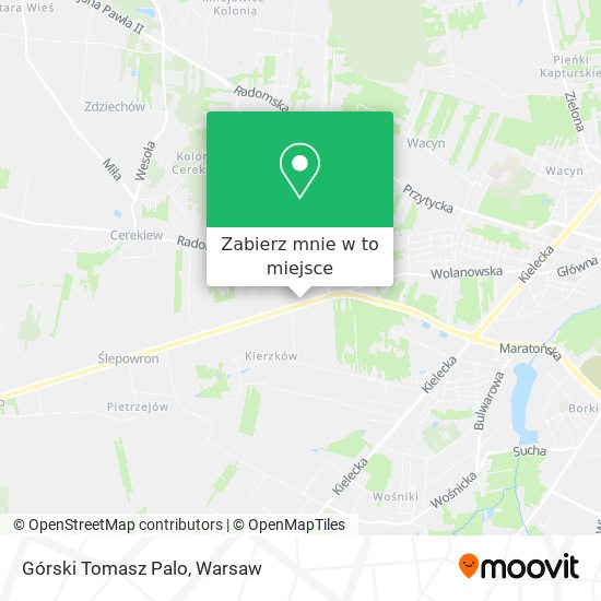 Mapa Górski Tomasz Palo