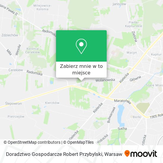 Mapa Doradztwo Gospodarcze Robert Przybylski