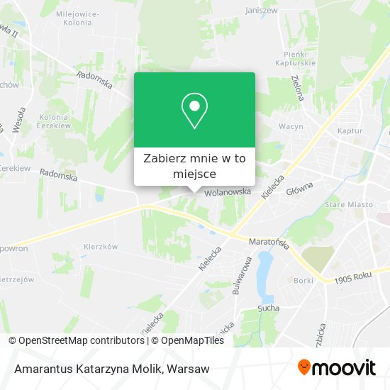 Mapa Amarantus Katarzyna Molik