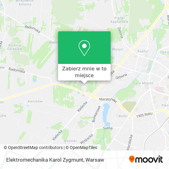 Mapa Elektromechanika Karol Zygmunt