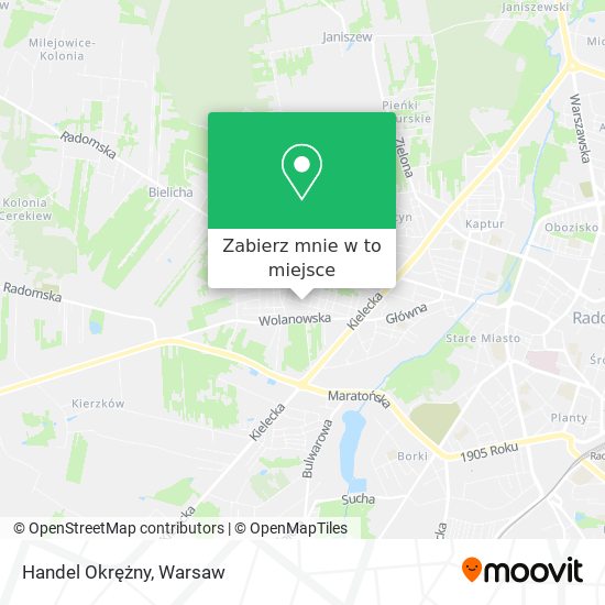 Mapa Handel Okrężny