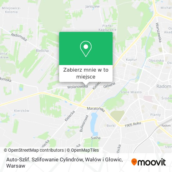 Mapa Auto-Szlif. Szlifowanie Cylindrów, Wałów i Głowic