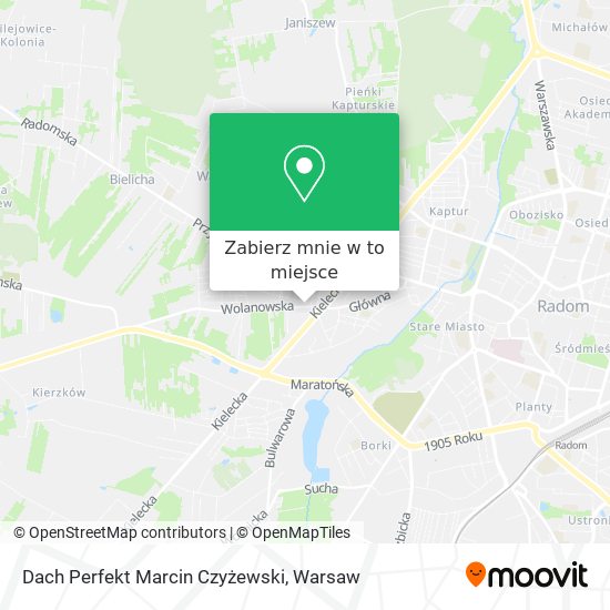 Mapa Dach Perfekt Marcin Czyżewski