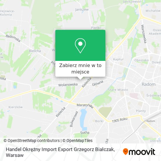 Mapa Handel Okrężny Import Export Grzegorz Białczak