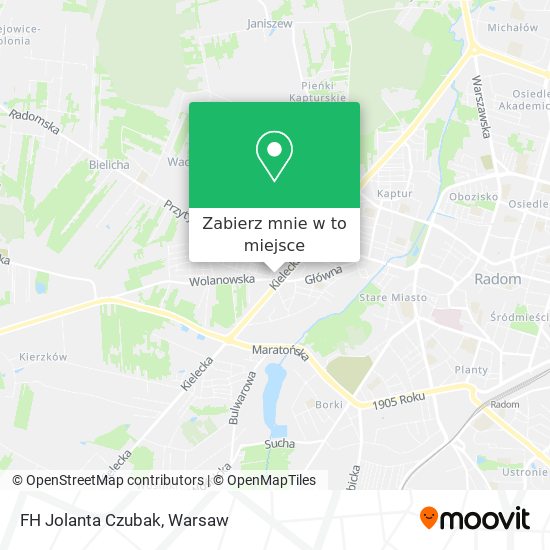 Mapa FH Jolanta Czubak