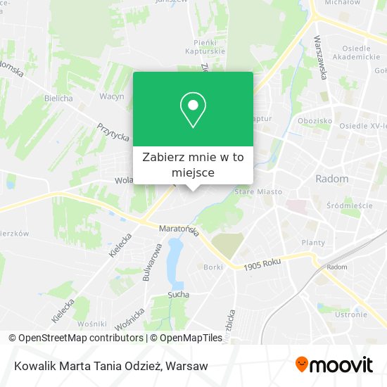 Mapa Kowalik Marta Tania Odzież