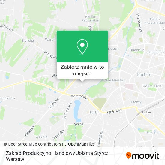 Mapa Zakład Produkcyjno Handlowy Jolanta Styrcz