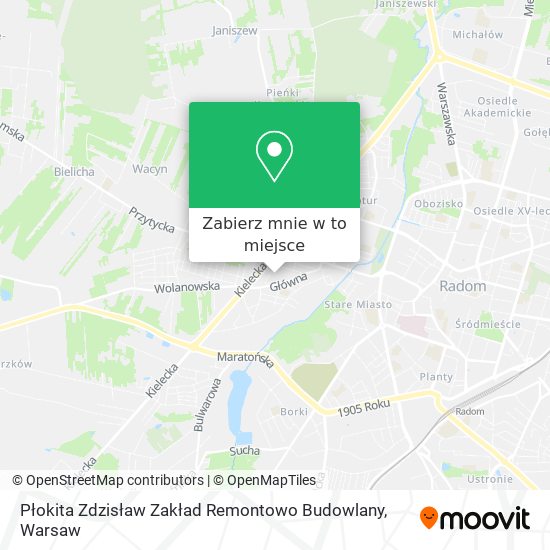 Mapa Płokita Zdzisław Zakład Remontowo Budowlany