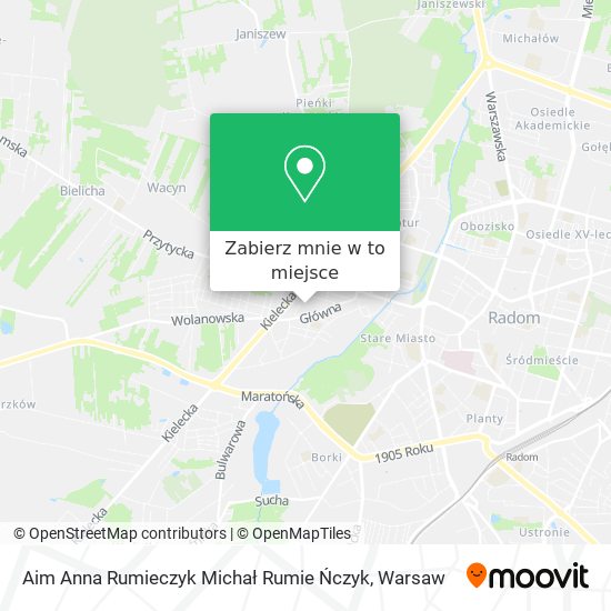 Mapa Aim Anna Rumieczyk Michał Rumie Ńczyk