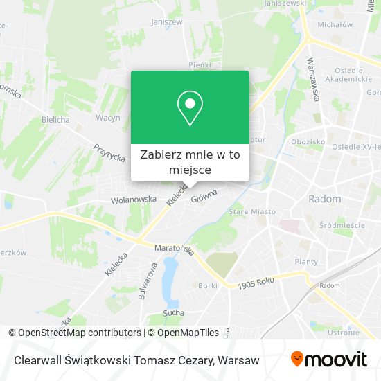 Mapa Clearwall Świątkowski Tomasz Cezary