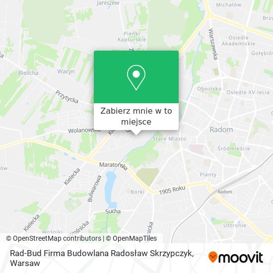 Mapa Rad-Bud Firma Budowlana Radosław Skrzypczyk