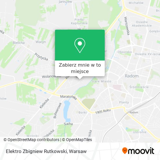 Mapa Elektro Zbigniew Rutkowski