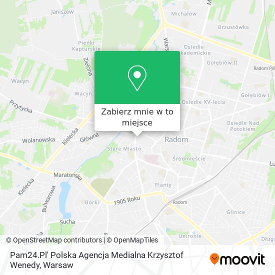 Mapa Pam24.Pl' Polska Agencja Medialna Krzysztof Wenedy