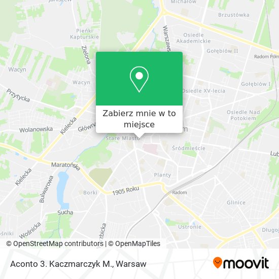 Mapa Aconto 3. Kaczmarczyk M.