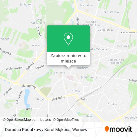 Mapa Doradca Podatkowy Karol Mąkosa