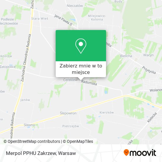 Mapa Merpol PPHU Zakrzew