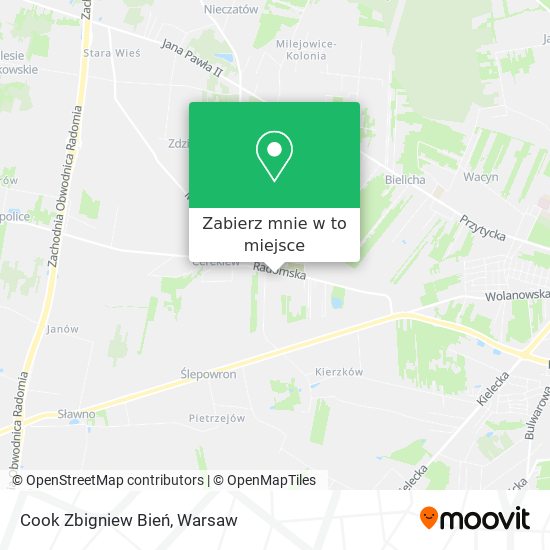 Mapa Cook Zbigniew Bień