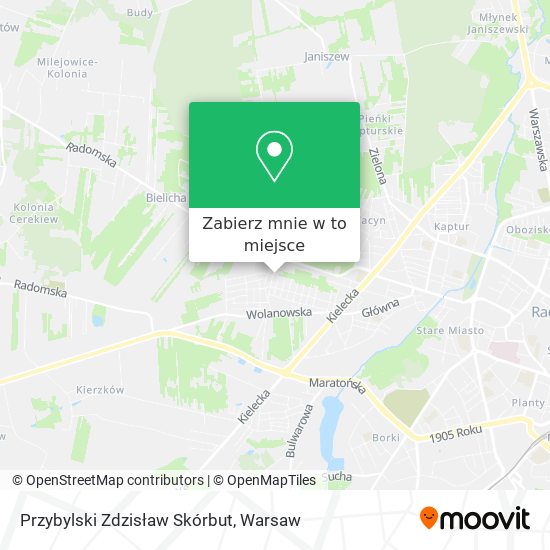 Mapa Przybylski Zdzisław Skórbut