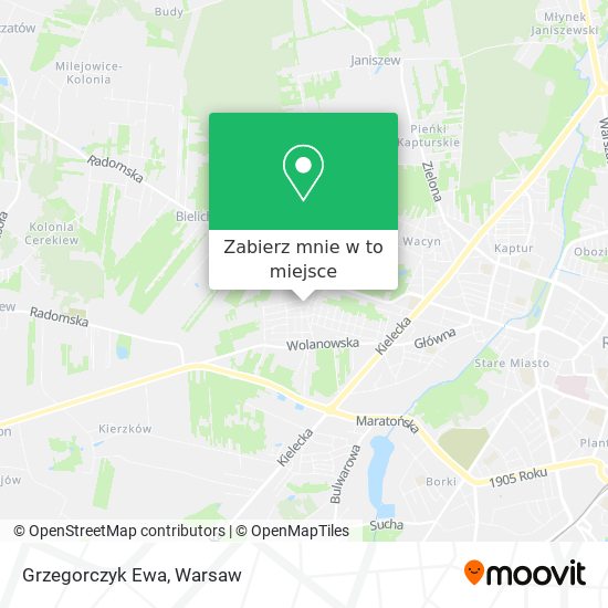 Mapa Grzegorczyk Ewa