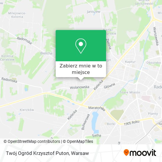 Mapa Twój Ogród Krzysztof Puton