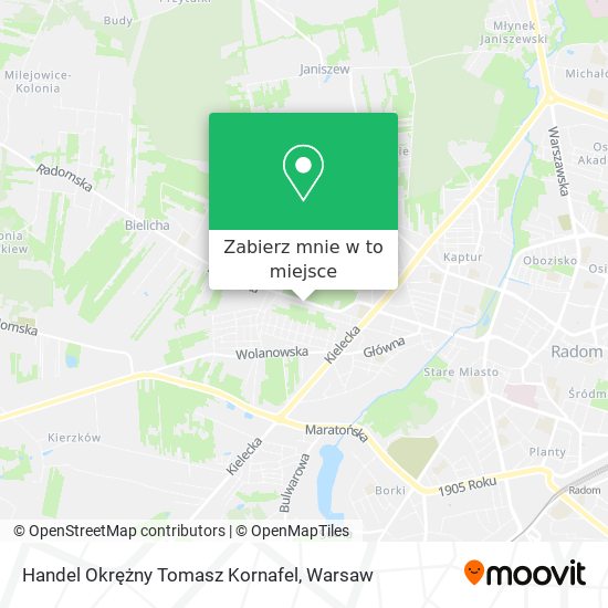 Mapa Handel Okrężny Tomasz Kornafel