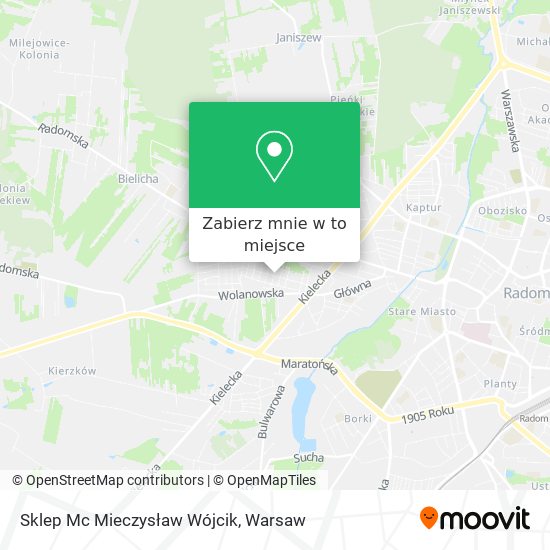 Mapa Sklep Mc Mieczysław Wójcik