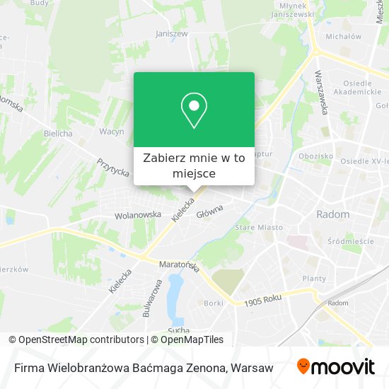 Mapa Firma Wielobranżowa Baćmaga Zenona