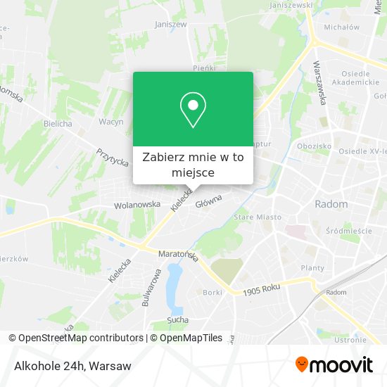 Mapa Alkohole 24h