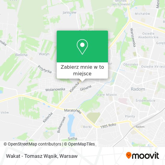 Mapa Wakat - Tomasz Wąsik