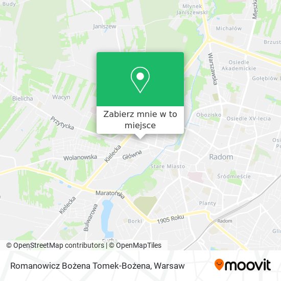 Mapa Romanowicz Bożena Tomek-Bożena