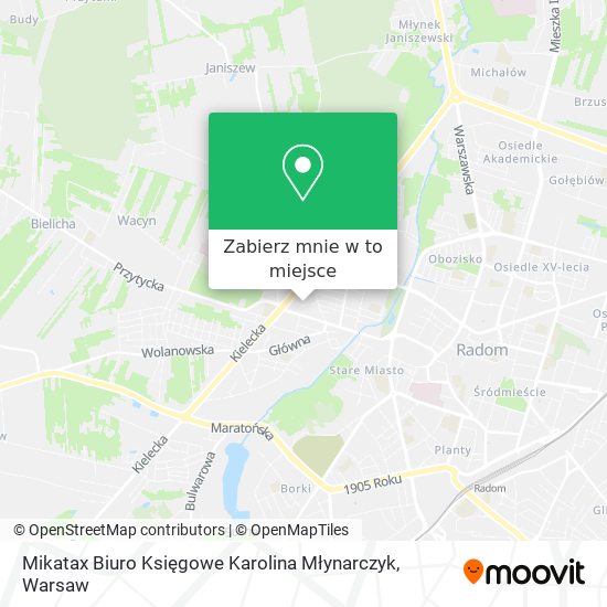 Mapa Mikatax Biuro Księgowe Karolina Młynarczyk