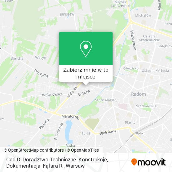 Mapa Cad.D. Doradztwo Techniczne. Konstrukcje, Dokumentacja. Fąfara R.