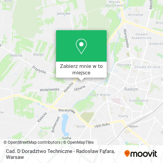 Mapa Cad. D Doradztwo Techniczne - Radosław Fąfara