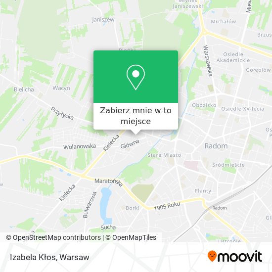 Mapa Izabela Kłos