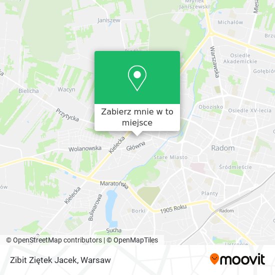 Mapa Zibit Ziętek Jacek