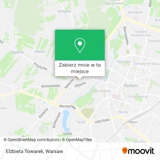 Mapa Elżbieta Towarek