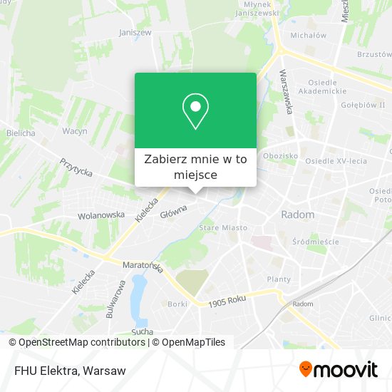 Mapa FHU Elektra