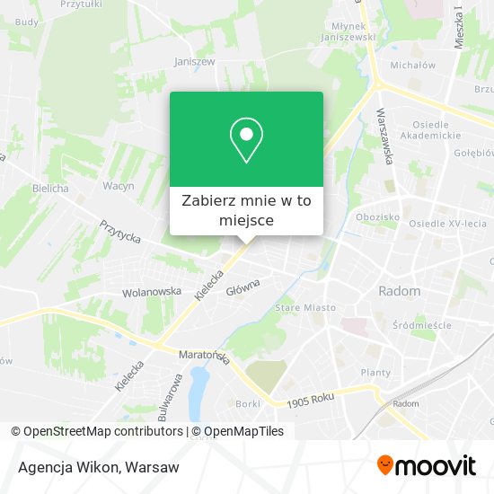 Mapa Agencja Wikon